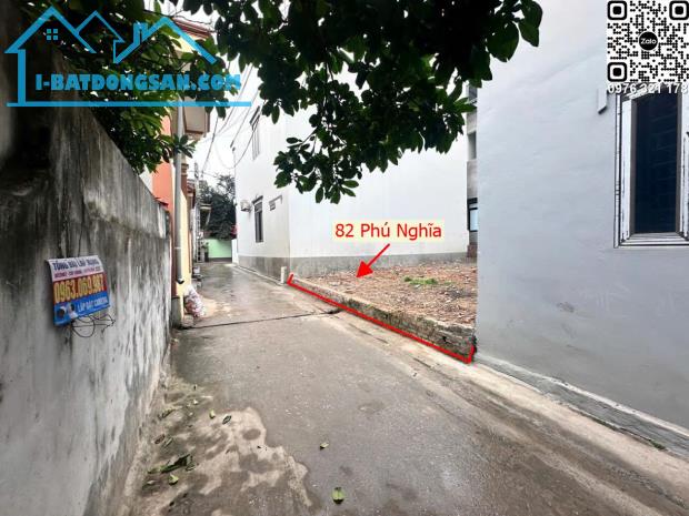 Bán đất Phú Nghĩa - Chương Mỹ ngõ thông ô tô, cạnh KCN tài chính chỉ 3 tỷ.