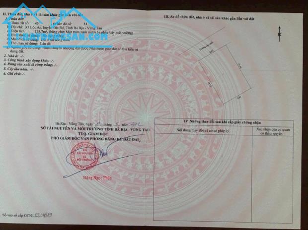 SIÊU RẺ - ĐẤT VEN BIỂN LỘC AN 👉 CHỈ 1,45 TỶ/ 153,7m2 (ngang 9,9m dài 15,6m) full thổ cư