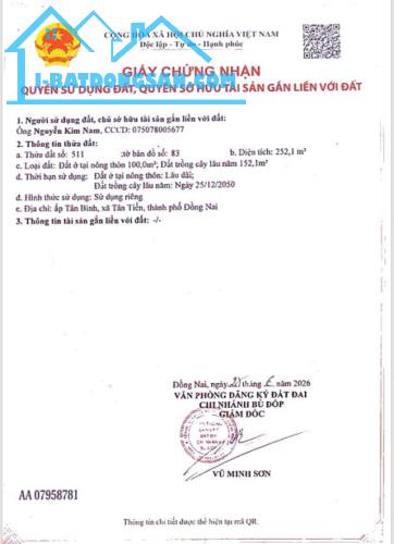 SIÊU HOT ! CHÍNH CHỦ BÁN 4 THỪA ĐẤT ĐẸP *** Phù Hợp Cho Mọi Gia Đình