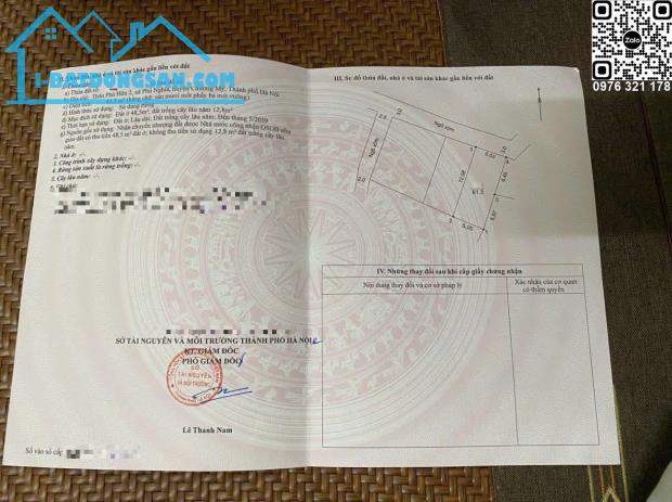 Tài chính nhỉnh 2 tỷ sở hữu lô đất 62m2 sát KCN Phú Nghĩa Chương Mỹ, thông ô tô.