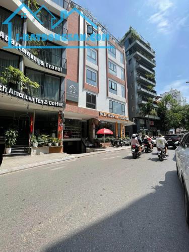 TÒA CĂN HỘ, MẶT PHỐ, TÔ NGỌC VÂN, TÂY HỒ-VỈA HÈ-KD-Ô TÔ: 121/135M X13T, MT 6M, GIÁ 105 TỶ.