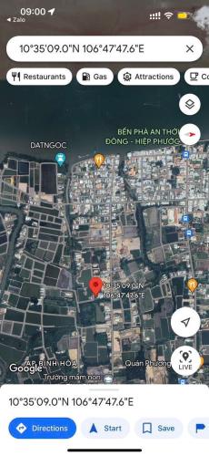 Bán lô đất đường An Thới Đông, xã An Thới Đông, Cần Giờ 1,85tỷ