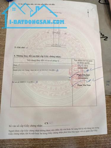 Bán đất MT đường VÕ CHÍ CÔNG (đoạn gần Trần Đại Nghĩa)- DT 115m2 giá 8ty1 LH 0942992361