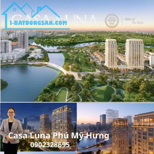 Casa Luna Phú Mỹ Hưng – Chỉ 49 Sky Villa giới hạn tại vị trí kim cương Hồ Bán Nguyệt