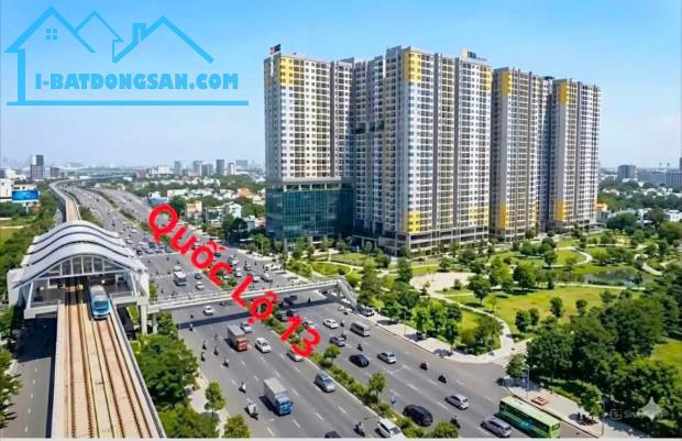 Đất VÀNG ngang 12m 960m2 mặt tiền Quốc lộ 13 tiện xây tòa nhà ngay Vạn Phúc chỉ 135 tỷ.