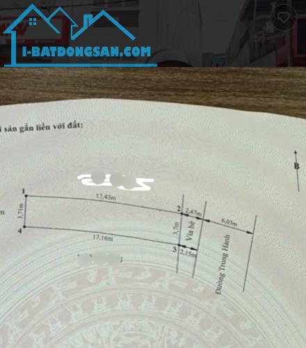 📣 ĐẤT MẶT PHỐ TRUNG HÀNH – ĐOẠN ĐẸP NHẤT KINH DOANH HOẶC GIỮ TÀI SẢN