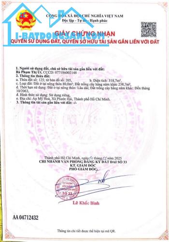 Bán Nhanh Đất Phước Hải - Gần biển , View núi Minh Đạm chỉ từ 1.75ty