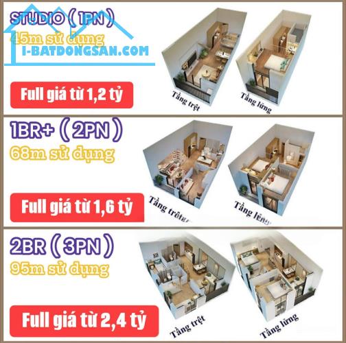Chỉ với vốn ban đầu 500 triệu sở hữu căn 2 ngủ 2 tầng tại Sun Urban City Hà Nam