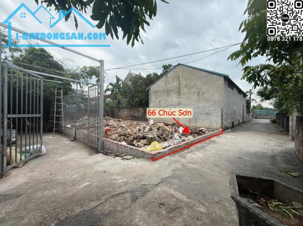 Bán đất Chương Mỹ Chúc Sơn, lô góc ô tô đỗ cửa, 66m2 chỉ 3.x tỷ