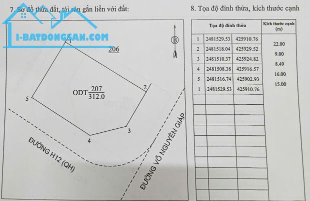 BÁN ĐẤT MẶT ĐƯỜNG VÕ NGUYÊN GIÁP - TP LÀO CAI LÔ GÓC 312M2 GIÁ NÀO CŨNG BÁN