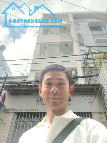 Bán Nhà 5 Tầng x 50m² - Hẻm 6m Xe Hơi Đua - Sát Mặt Tiền Nguyễn Tri Phương Q.10 - 15,5 Tỷ