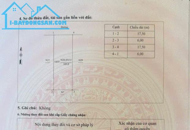 Bán lô N28 đất Dịch Vụ Tích Sơn, Vĩnh Yên gần chung cư Lafotunar lh_0987673102