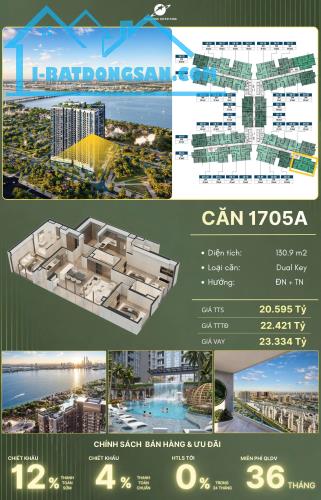 CĂN GÓC DUAL KEY – VIEW SÔNG ĐẲNG CẤP | SUNSHINE RIVER PARK