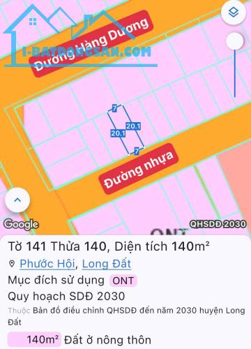 ĐẤT TRUNG TÂM LỘC AN CÁCH BÃI TẮM CHỈ 900MÉT - GIÁ 1TỶ150