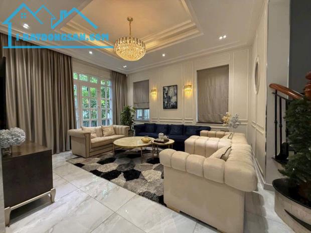 Bán Biệt Thự Khu Compound Ven Sông Sài Thảo Điền,Q2 DT:352m2(15mx24m) 3 Tầng-Giá 125 Tỷ TL