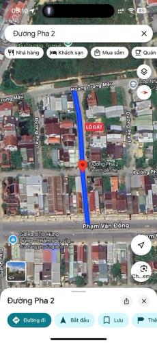 ĐẤT MẶT TIỀN HẠ CỒN TRỐNG PHẠM VĂN ĐỒNG HUẾ