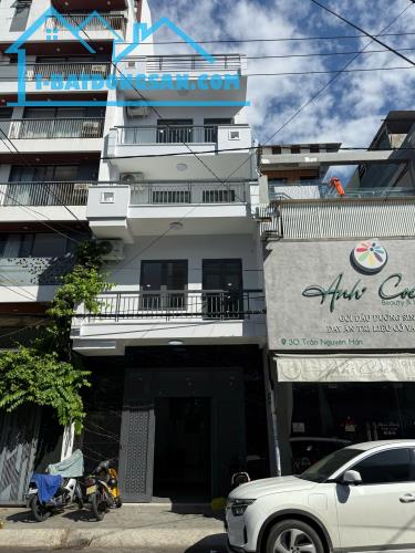 Bán nhà 4 tầng 112m2 có thang máy mặt tiền Trần Nguyên Hãn, trung tâm khu bàn cờ Nha Trang