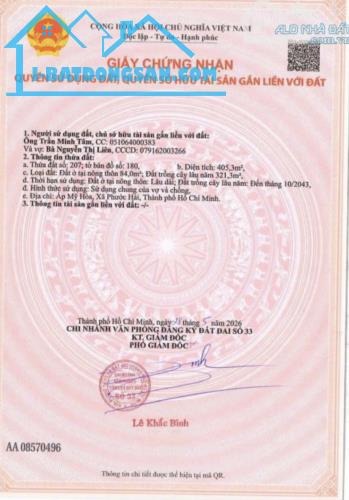 🔥 BÁN NHANH ĐẤT THỊ TRẤN PHƯỚC HẢI