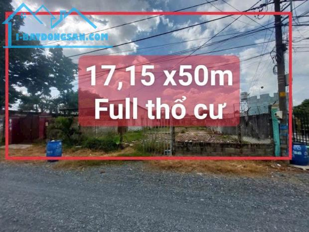 TÂN THẠNH ĐÔNG – 857M² FULL THỔ CƯ - ĐẤT ĐẸP, DÂN CƯ HIỆN HỮU