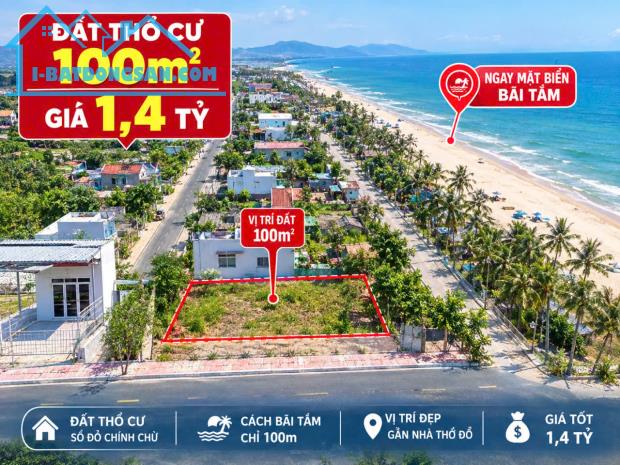 SỐC! 100M² ĐẤT THỔ CƯ GẦN BIỂN – CHỈ 1,4 TỶ! 🌊