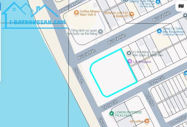 *Quá rẻ!! Lô 2.100m2, Góc 3 mặt tiền Chương Dương - Bùi Tá Hán, view pháo hoa, chỉ 138 Tỷ