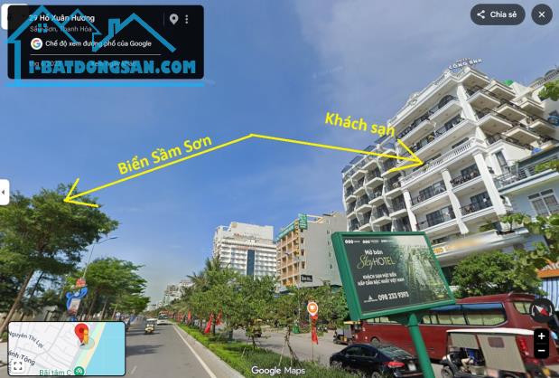 Chuyển nhượng Khách sạn Hương Lý, số 103 mặt đường Hồ Xuân Hương, Sầm Sơn, Thanh Hóa.