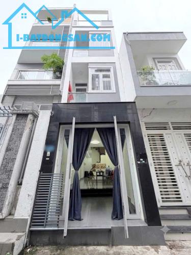Nhà mới 4 tầng nở hậu cách mặt tiền 20m Dương Bá Trạc Phường Chánh Hưng (P1Q8 cũ). Giá