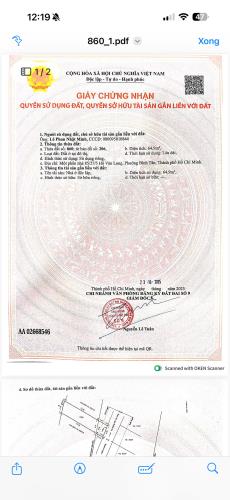 Bán đất hẻm Hồ Văn Long,Tân Tạo, Bình Tân