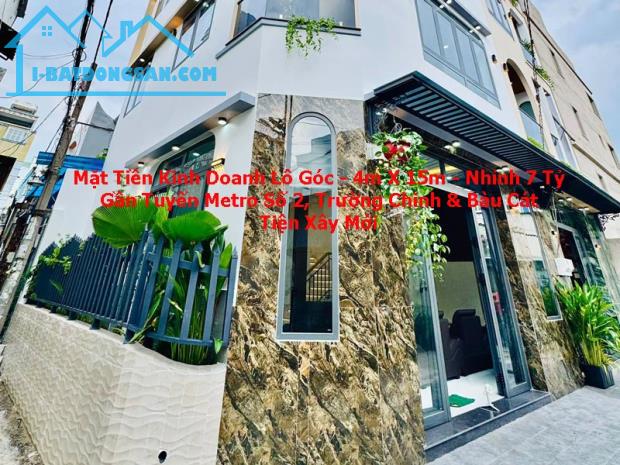 MẶT TIỀN KINH DOANH LÔ GÓC – 4M X 15M – 60M² – 7 TỶ NHỈNH