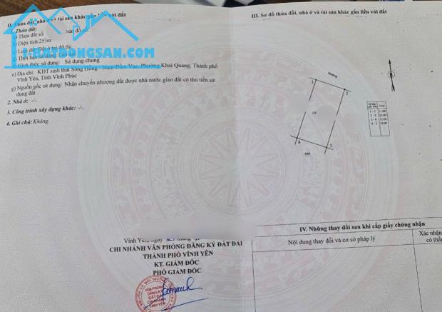 Bán 253m2, mt 11m sẵn sổ đất biệt thự Khu A Nam Đầm Vạc, Vĩnh Yên lh_0987673102