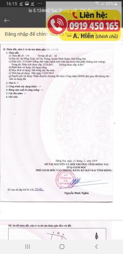 Bán đất cao su 13.202m Chính chủ tại Đồng Nai