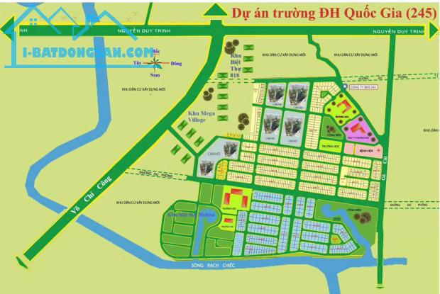 Bán đất nền dự án Đại Học Quốc Gia 245 , đường Võ Chí Công Q9