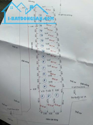 HÀNG HIẾM Q12 – TRỌN KHU 17 NỀN, PHÁP LÝ & HẠ TẦNG HOÀN THIỆN!