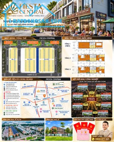 Nhà Phố 2MT Đại Lộ Lê Lợi Bình Dương - Giá Bán Sock Chỉ 16 triệu/m2 - Rẻ Nhất Khu Vực