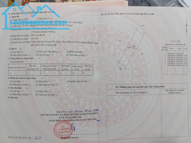 Giá 3 tỷ khách hàng đã được sở hữu căn nhà có diện tích 74,5m2 ( diện tích nhà 60m2, mặt