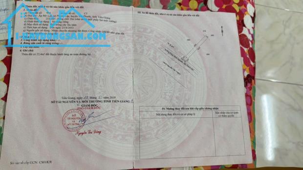 CHÍNH CHỦ BÁN ĐẤT KÈM NHÀ – LỘ NHỰA XE 16 CHỖ VÀO TẬN ĐẤT – Phước Lập, Tân Phước, Tiền