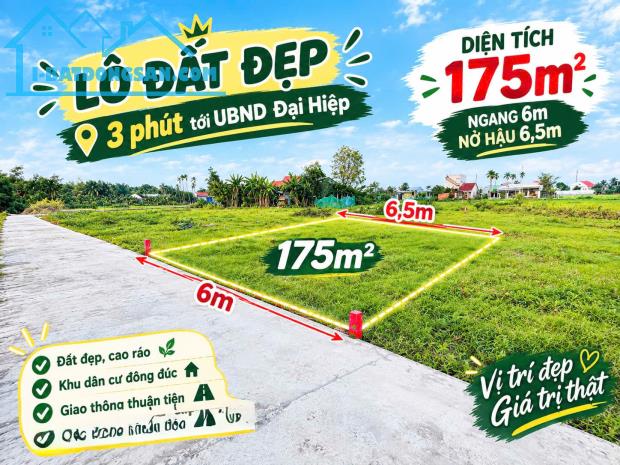🚨 CHỈ 770 TRIỆU – SỞ HỮU NGAY 175M² ĐẤT ĐẸP TẠI TRUNG TÂM ĐẠI HIỆP! 🔥