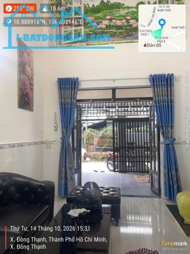 ✅Bán nhà mới keng sổ hồng riêng 1/Quang Trung ấp Nam Thới xã Đông Thạnh