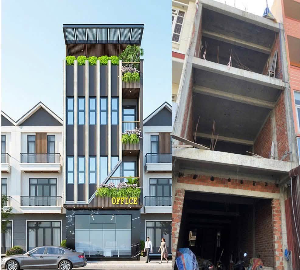 🏢 CHO THUÊ TÒA NHÀ VĂN PHÒNG 4 TẦNG – NGUYỄN HỮU THỌ, CẨM LỆ