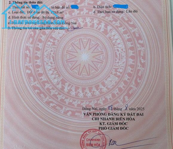 BÁN ĐẤT TRUNG TÂM PHƯỜNG HỐ NAI 175m² - Giá Tốt Chỉ 22 Triệu/m² | Cách Nguyễn Ái Quốc 50m