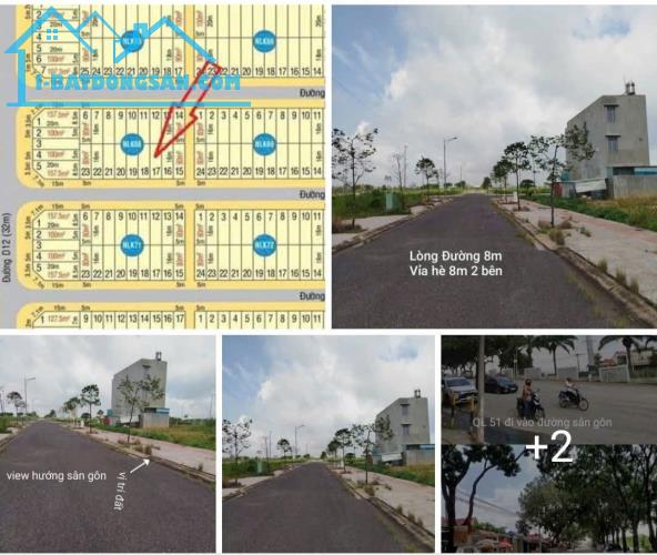 Bán đất gần đường Nam Cao, Phước Tân kế bên Aqua, Izumi