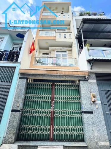 Bán gấp nhà 4 tầng, hẻm sạch 5m Tân Kỳ Tân Quý, 3 PN sát mặt tiền, đủ tiện ích, chỉ 5.X tỷ