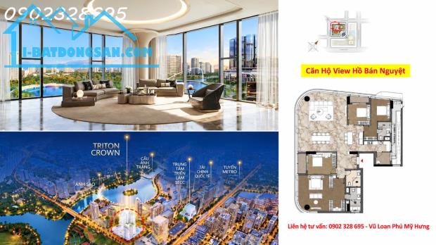 MẶT BẰNG HỒ BÁN NGUYỆT PHÚ MỸ HƯNG Q7