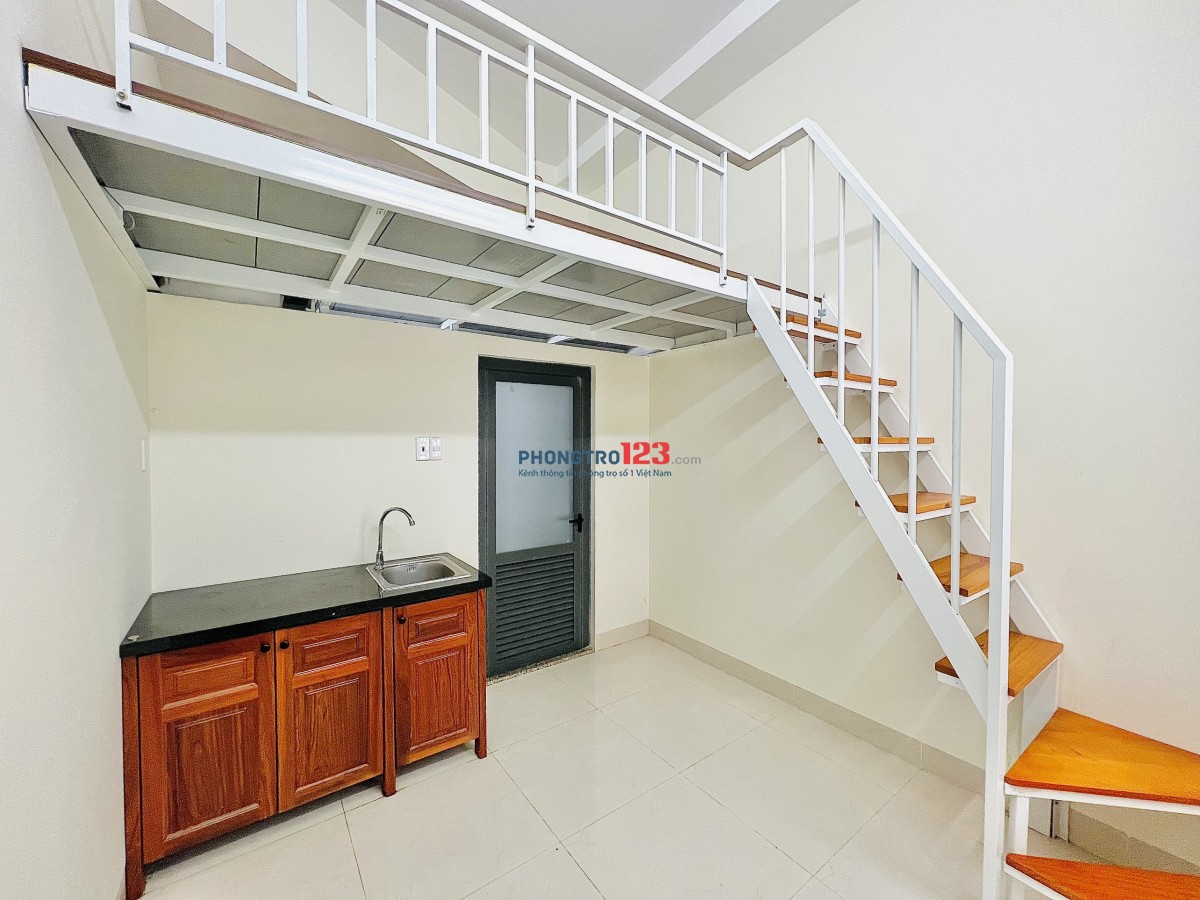 PHÒNG GÁC LỬNG 30m² – MỚI ĐẸP – NGAY 104 KHUÔNG VIỆT, TÂN PHÚ