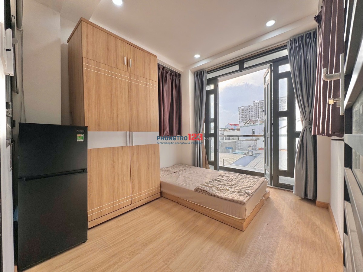 Phòng cho thuê 35m2 1PN gần Ngã Tư Bảy Hiền ngay ĐH Văn Hiến chợ Tân Bình đầy đủ tiện nghi