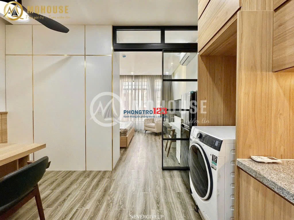 CHO THUÊ CĂN HỘ 45m², CỬA SỔ LỚN , MÁY GIẶT RIÊNG TẠI NGUYỄN CỬA VÂN, BÌNH THẠNH GẦN QUẬN 1