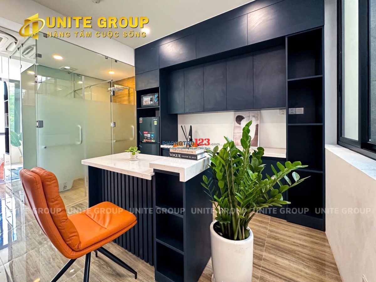 Cho thuê căn hộ 1PN Full nội thất, ban công lớn ở Tân Bình. Gần sân bay Tân Sơn Nhất - Nhà ga T3