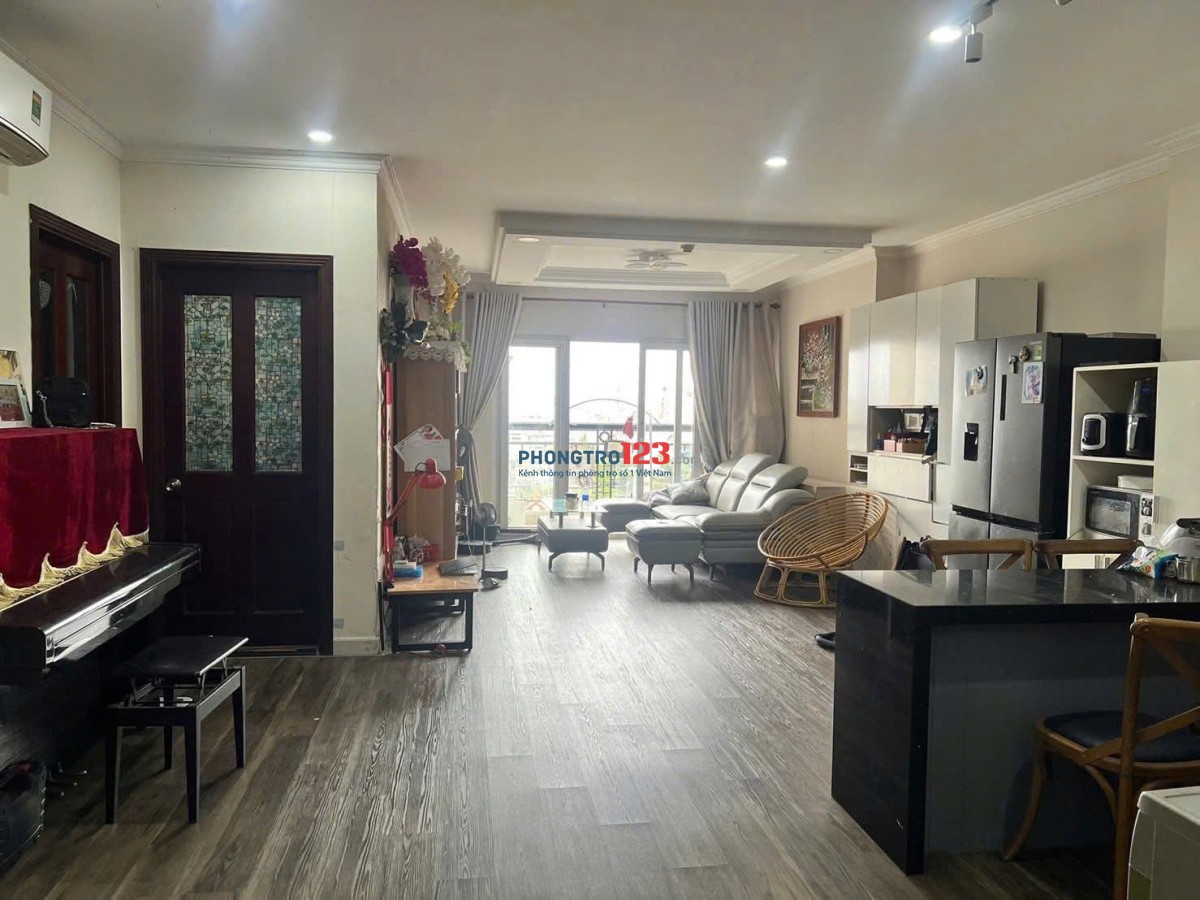 Cho thuê 9,5tr căn hộ 98m2, 2p ngủ, NT, C/c Phú Thạnh- Nguyễn Sơn