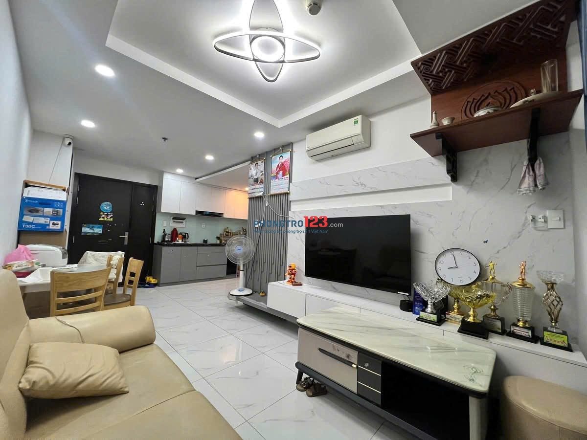 Cho thuê căn hộ Phúc Yên 2 Phan Huy Ích ,TB. DT 80m2 2PN ,Full NT . Giá 9.5Tr