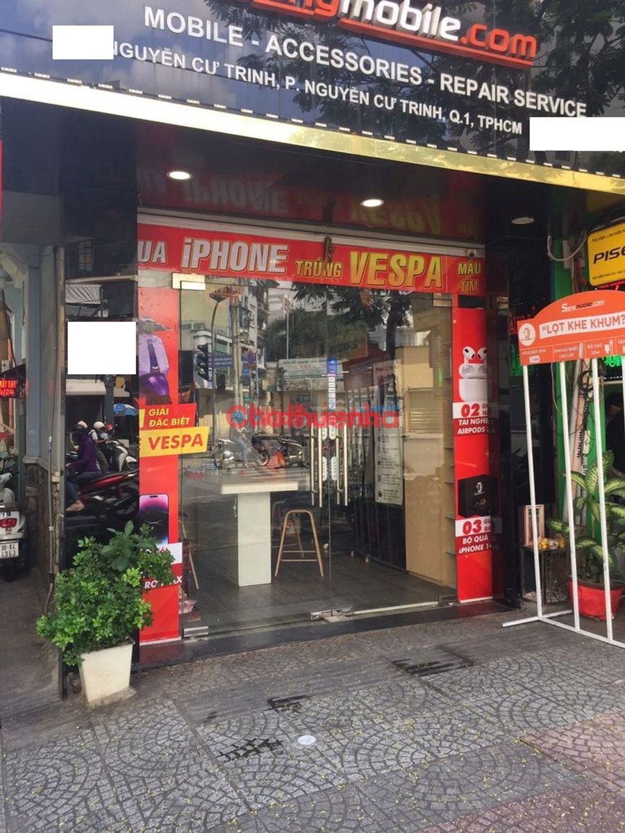 CHO THUÊ MẶT BẰNG ĐƯỜNG NGUYỄN CƯ TRINH, PHƯỜNG NGUYỄN CƯ TRINH, QUẬN 1. LỐI ĐI RIÊNG.
